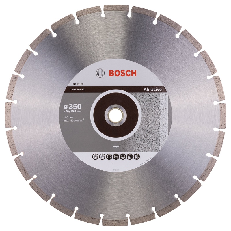 Bosch Professional Abrasive Diamond Cutting Disc – 350 x 20/25, 40 x 2.8 x 10mm Standard