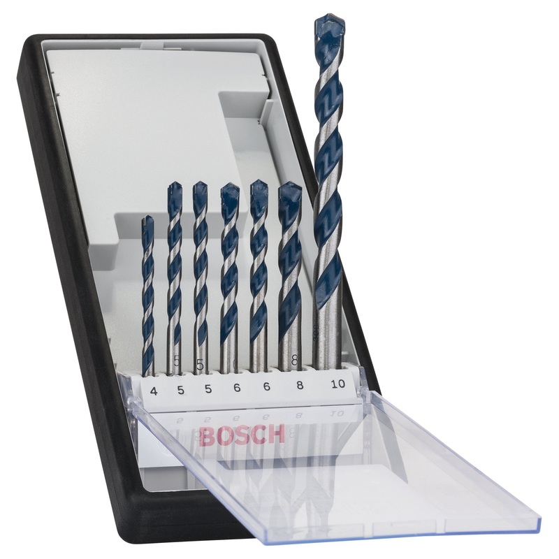 Bosch Professional CYL-5 Concrete Drill Bits Set – 7 Pieces (4mm, 5mm, 5mm, 6mm, 6mm, 8mm, 10mm)