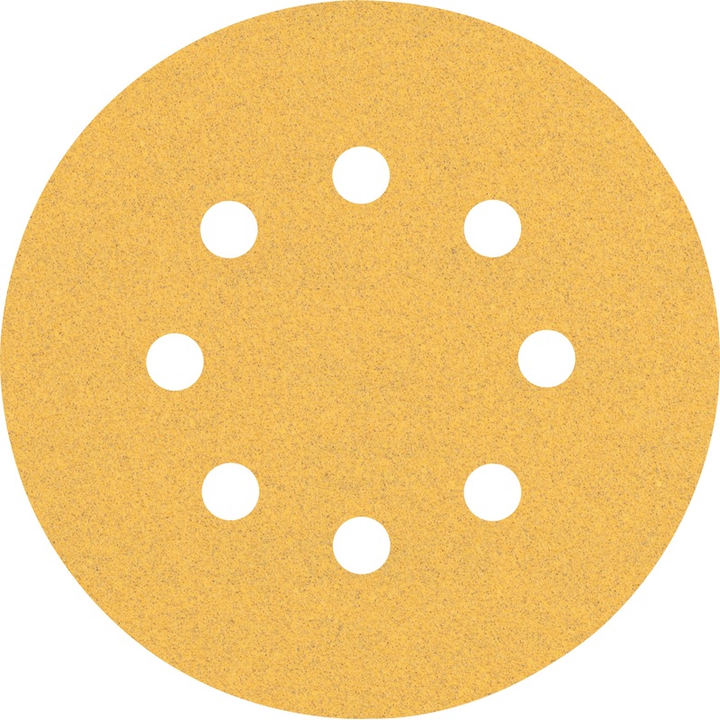Bosch Professional Expert C470 Sandpaper – 125mm, 8 Holes, G 100  for Random Orbital Sanders