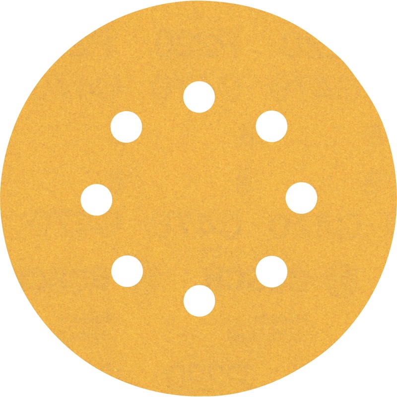 Bosch Professional Expert C470 Sandpaper – 125mm, 8 Holes, G 220  for Random Orbital Sanders