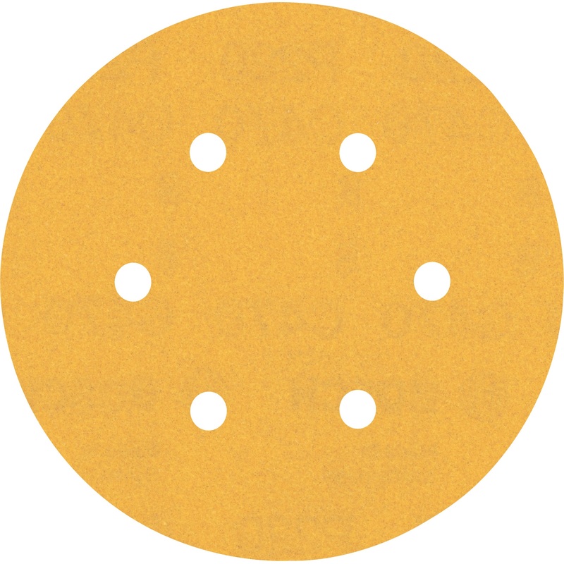 Bosch Professional Expert C470 Sandpaper – 150mm, 6 Holes, G 220  for Random Orbital Sanders