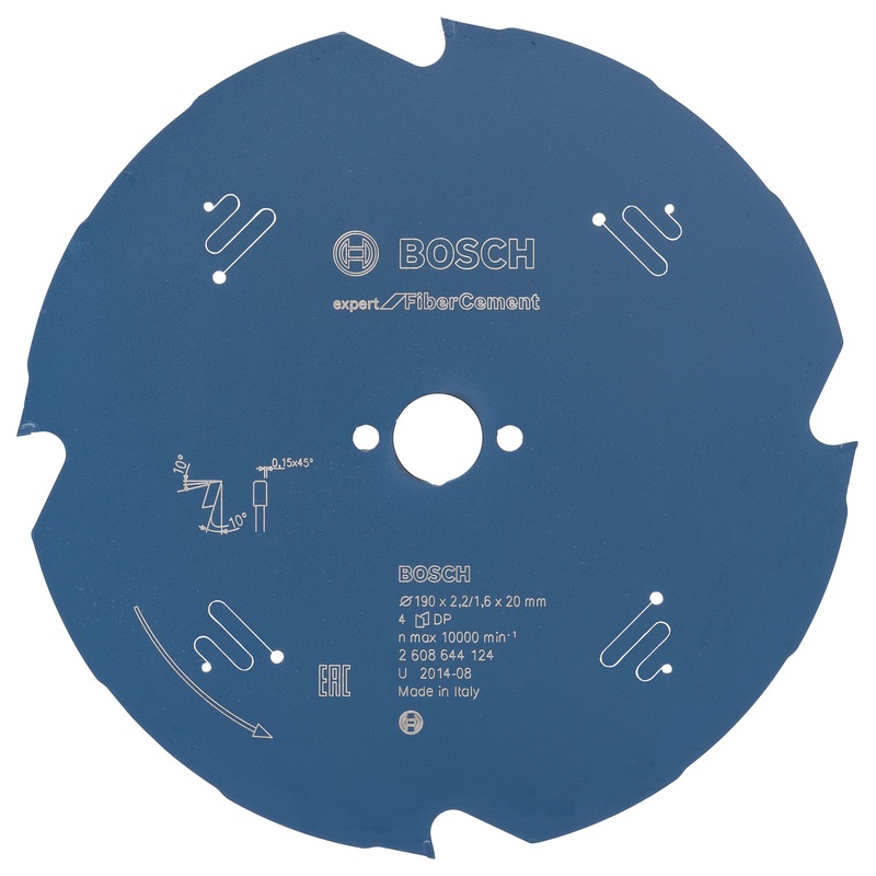Bosch Professional Expert Fibre Cement Circular Saw Blade – 190 x 20 x 2.2 mm (4)