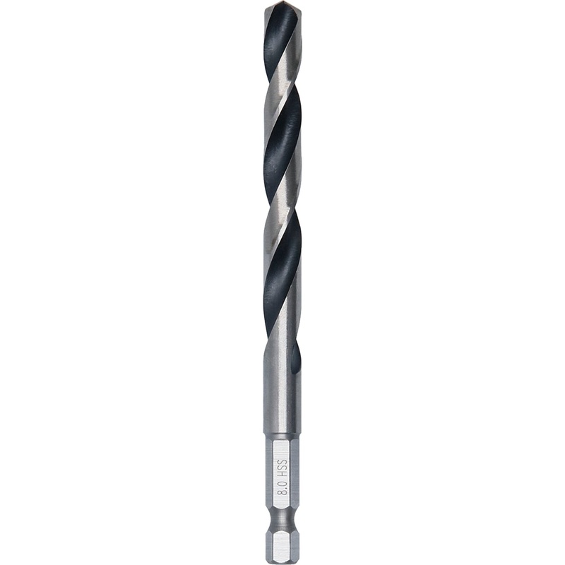 Bosch Professional HSS PointTeQ Hex Drill Bit – 8.0mm