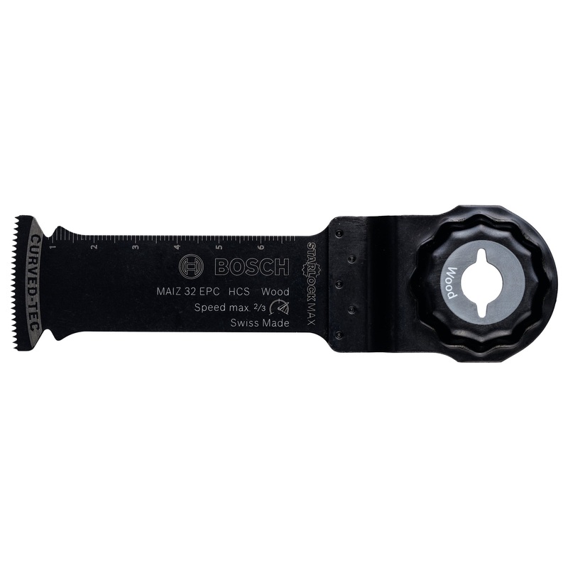 Bosch Professional Starlock Max MAIZ 32 EPC HCS Wood Curved-Tec – 1 Pack