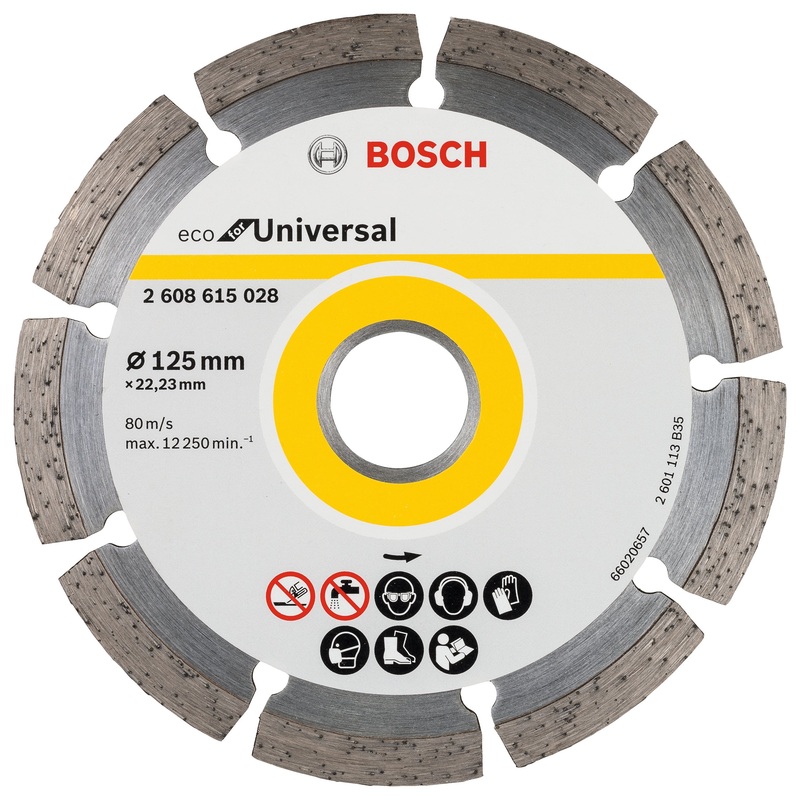 Bosch Professional Diamond Cutting Disc ECO – Universal, 125×22.23×2.0x7mm