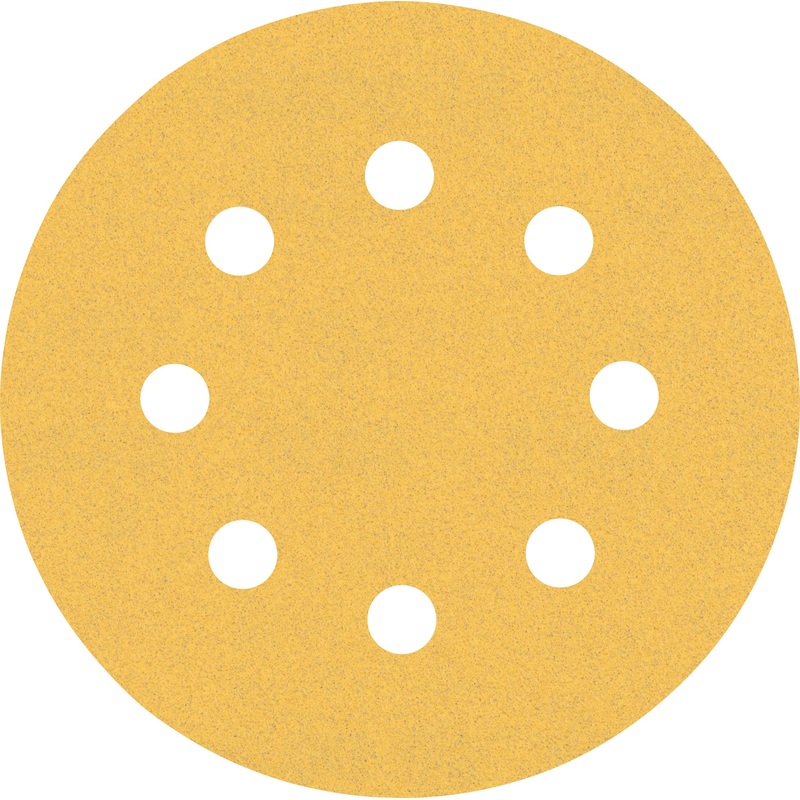 Bosch Professional Expert C470 Sandpaper – 115mm, 8 Holes, G 120  for Random Orbital Sanders