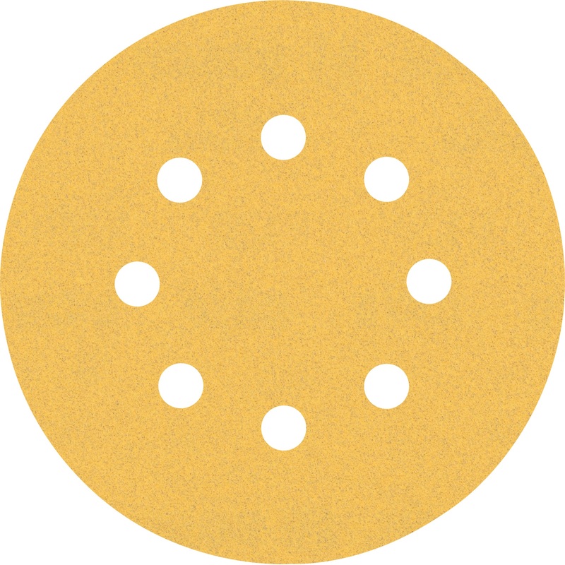 Bosch Professional Expert C470 Sandpaper – 125mm, 8 Holes, G 120  for Random Orbital Sanders