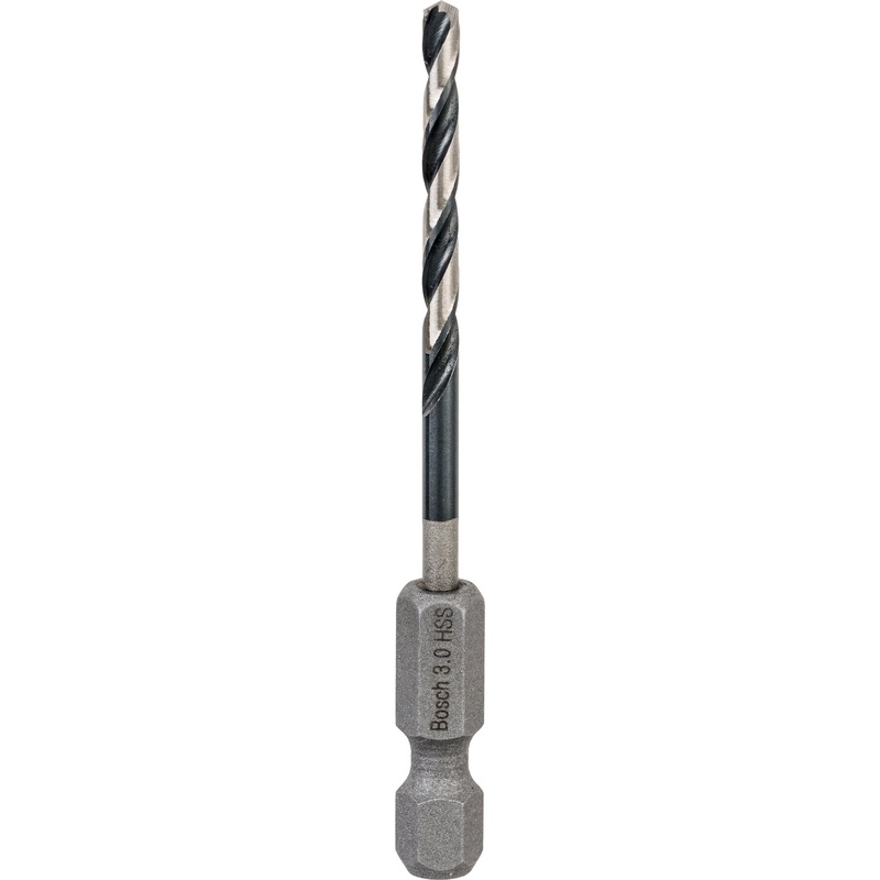 Bosch Professional HSS Impact Drill Bit – 3mm (1-piece Cocoon)