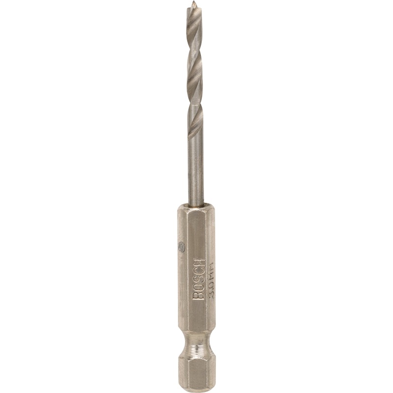 Bosch Professional Wood Bit – Hex Shank, 3mm x 33mm x 74mm