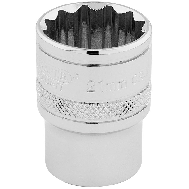 Draper 1/2 Square Drive HI-TORQ 12 Point Socket (21mm)