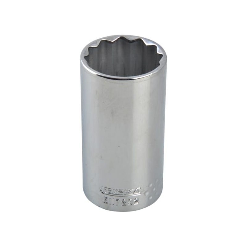 Expert Bi-Hexagon Deep Socket 1/2in Drive 17mm