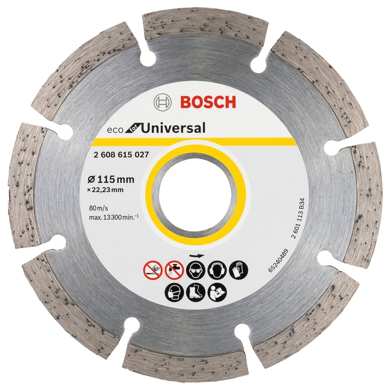 Bosch Professional Diamond Cutting Disc ECO – Universal, 115×22.23×2.0x7mm
