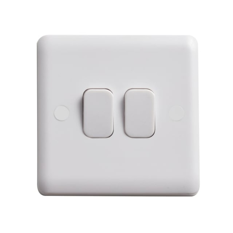 Deta Vimark Light Switch 2-Gang 2-Way