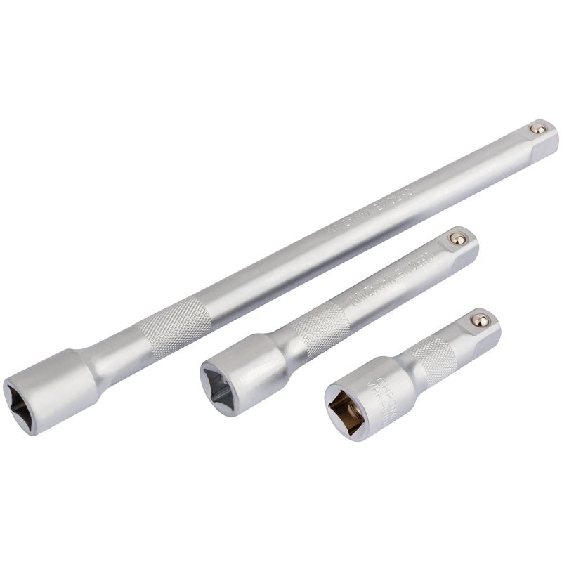 Draper 1/2 Square Drive Extension Bar Set (3 Piece)