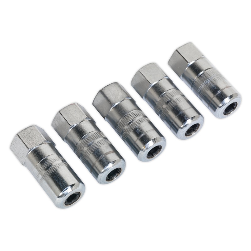 Sealey Hydraulic Connector 4-Jaw Heavy-Duty 1/8BSP Pack of 5