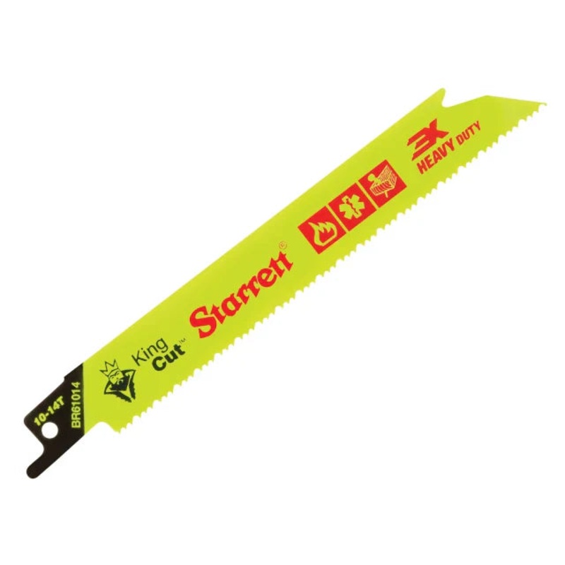 Starrett BR61014-5 Bi-Metal King Cut Demolition Blade 152mm 10-14 TPI (Pack 5)