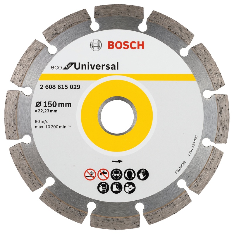 Bosch Professional Diamond Cutting Disc ECO – Universal, 150×22.23×2.1×7
