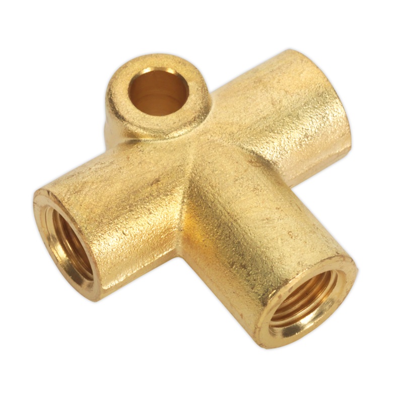 Sealey Brake Tube Connector M10 x 1mm 3-Way