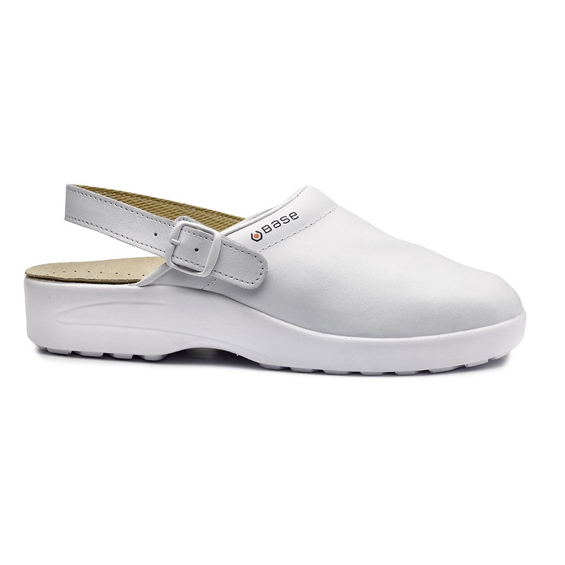 Base Radon Clogs OBE A SRC|White|UK 3|UK 4|UK 4.5|UK 5|UK 6|UK 6.5|UK 7|UK 8|UK 9|UK 10|UK 11|UK 11.5|UK 12|UK 13