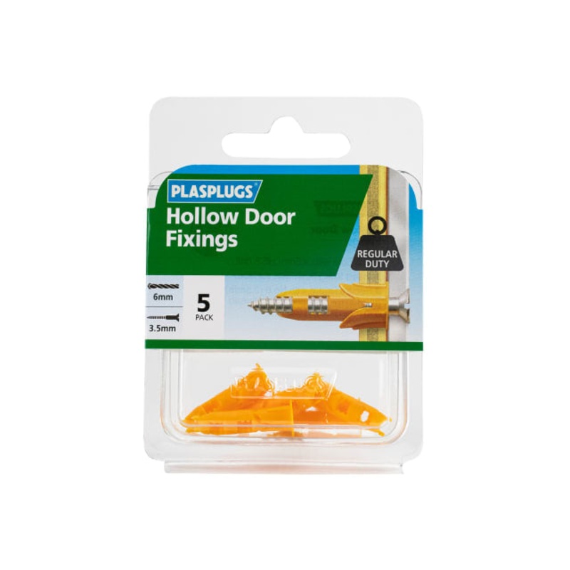 Plasplugs DR 106 Hollow Door Fixings (5)