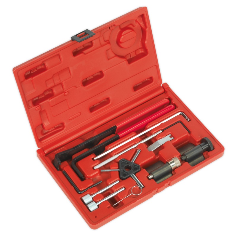 Sealey Diesel Engine Timing Tool Kit – for VAG, Dodge, Ford, Mitsubishi – 1.2D/1.4D/1.6D/1.9D/2.0D -Belt