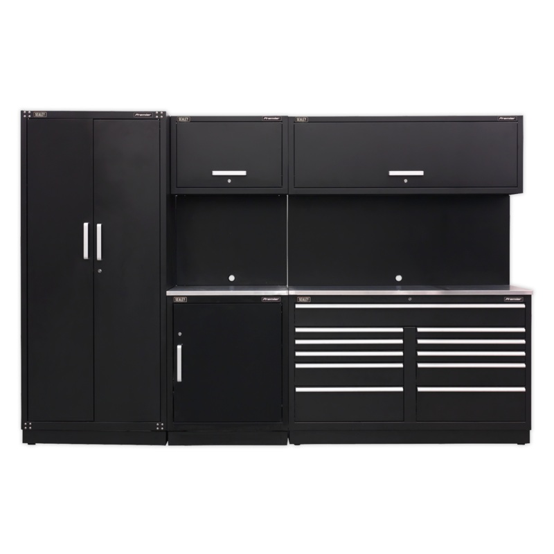 Sealey Premier 3.3m Storage System – Stainless Worktop APMSCOMBO2SS