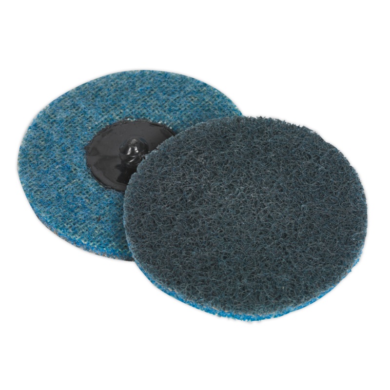 Sealey Quick-Change Preparation Pad 75mm Fine Pack of 10