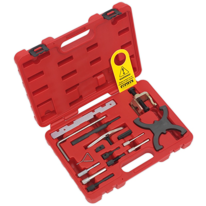 Sealey Diesel/Petrol Engine Timing Tool Combination Kit – for Ford, PSA – Belt/Chain Drive