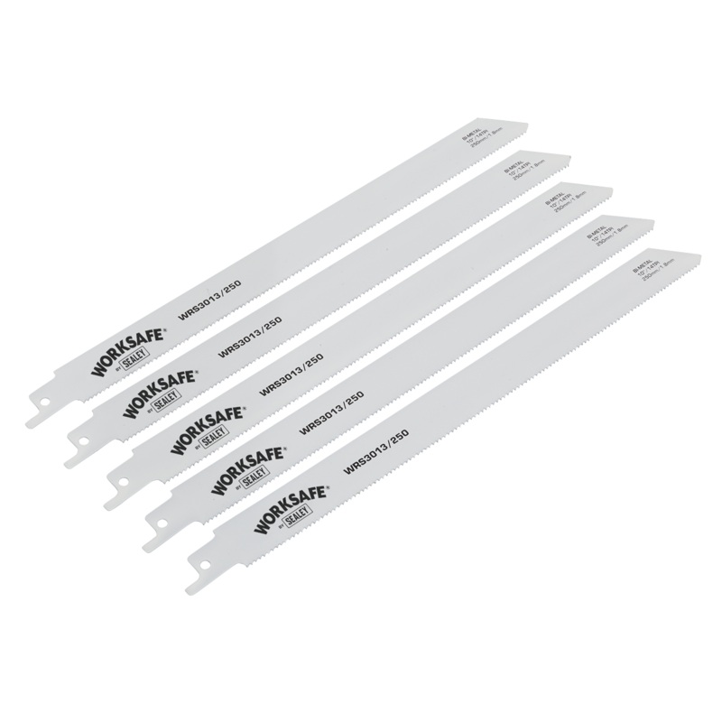 Sealey Reciprocating Saw Blade 250mm 14tpi – Pack of 5