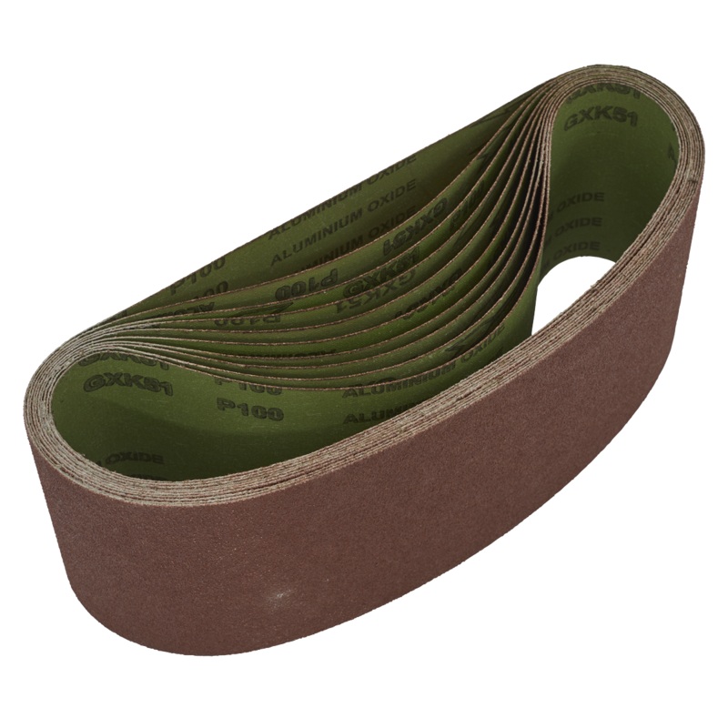 Sealey Sanding Belt 100 x 610mm 100Grit – Pack of 10
