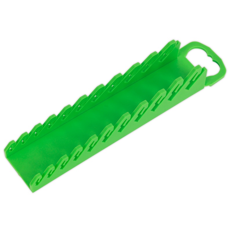 Sealey Spanner Rack Capacity 10 Stubby Spanners – Hi-Vis Green