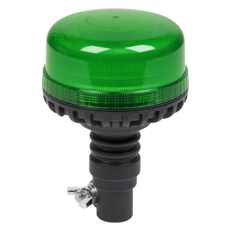 Sealey Warning Beacon SMD LED 12/24V Flexible Spigot Fixing – Green