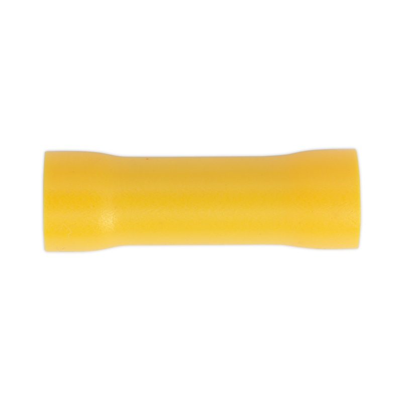 Sealey Butt Connector Terminal 5.5mm Yellow Pack of 100