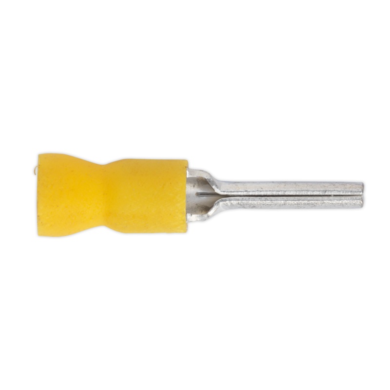 Sealey Easy-Entry Pin Terminal 14 x 2.9mm Yellow Pack of 100