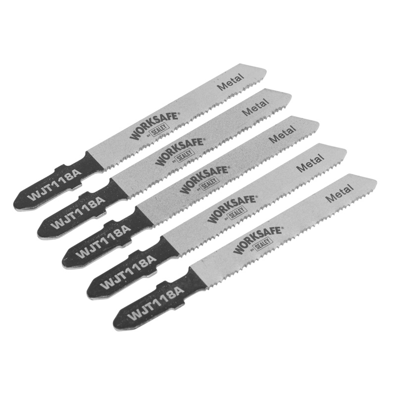 Sealey Jigsaw Blade Metal 55mm 21tpi – Pack of 5
