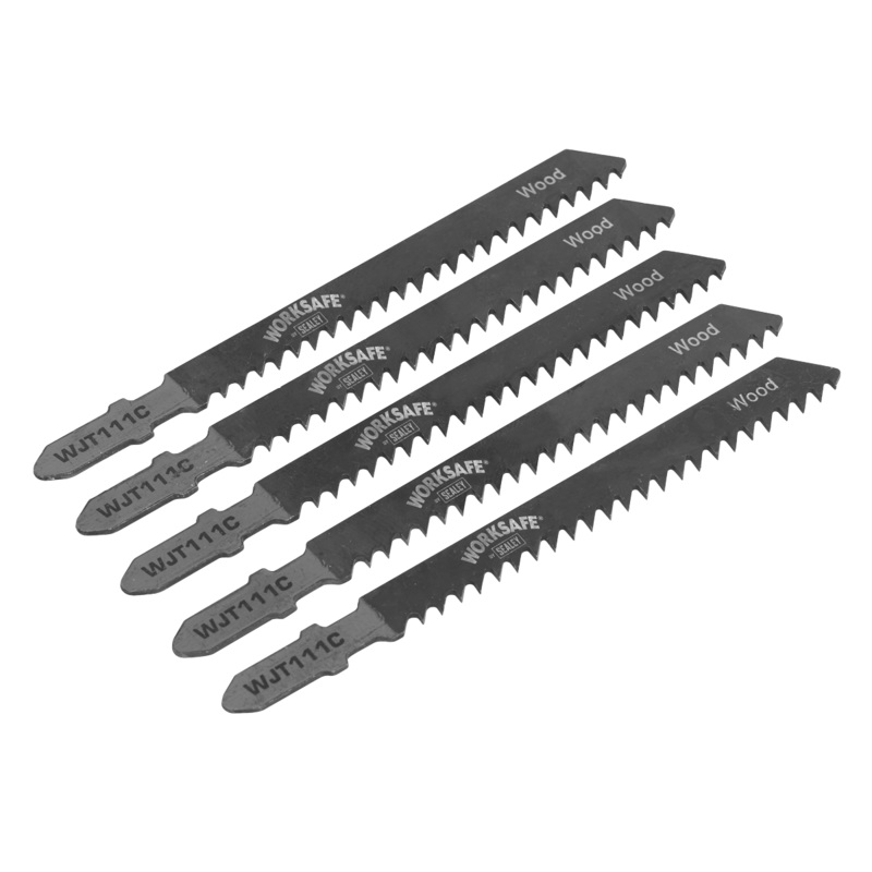 Sealey Jigsaw Blade Soft Wood & Plastics 75mm 9tpi – Pack of 5
