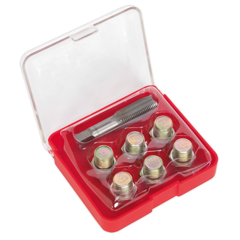 Sealey Oil Drain Plug Thread Repair Set – M15