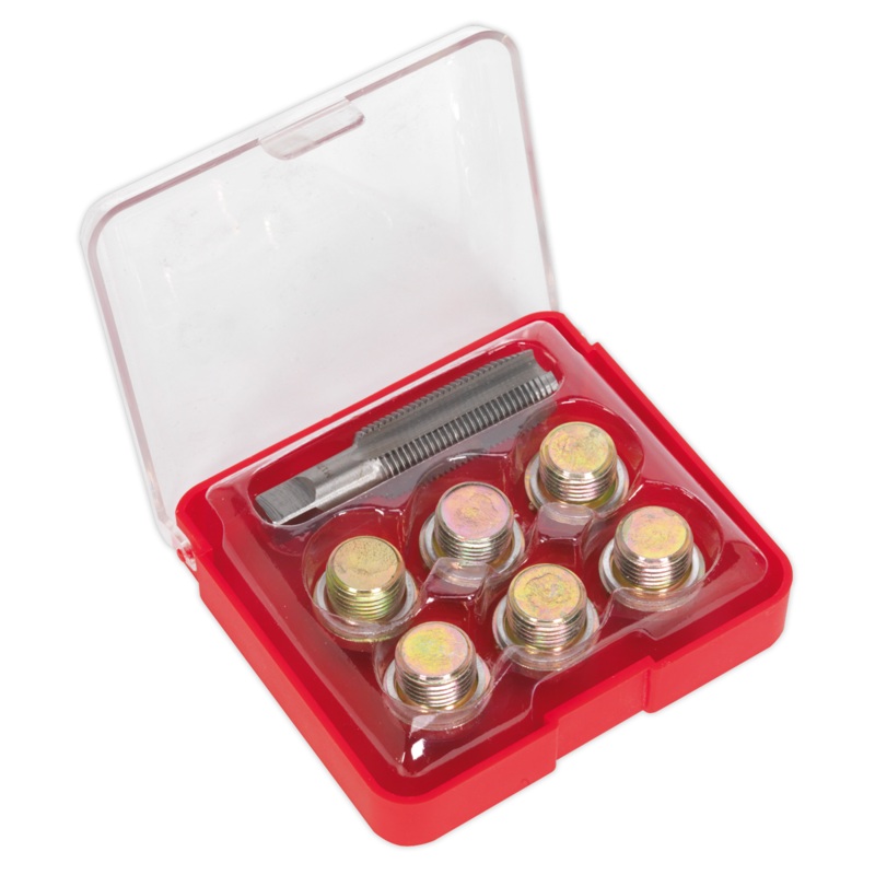 Sealey Oil Drain Plug Thread Repair Set – M17