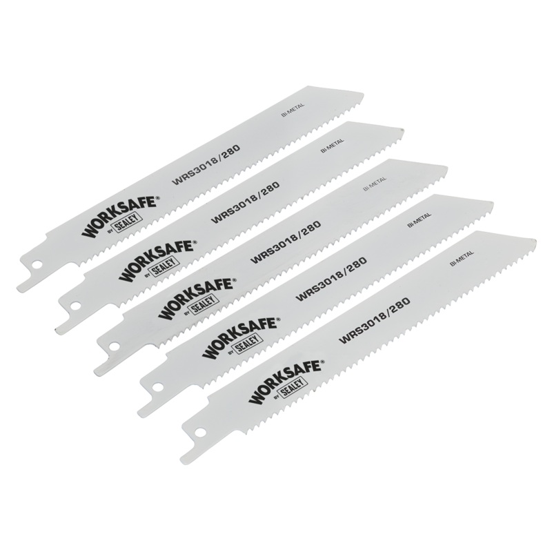 Sealey Reciprocating Saw Blade 280mm 10tpi – Pack of 5