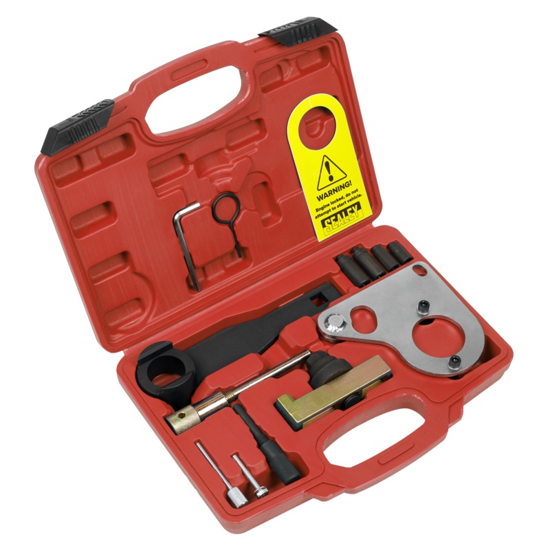 Sealey Diesel Engine Timing Tool Kit – for Renault, Mercedes, Nissan, GM 1.6D/2.0/2.3dCi/CDTi – Chain Drive