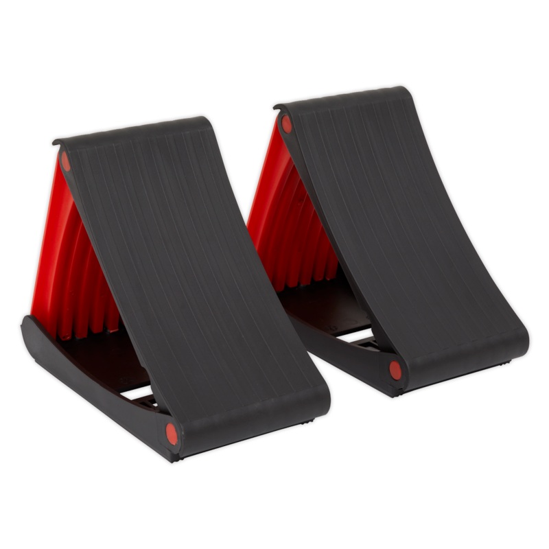 Sealey Folding Wheel Chocks – Pair