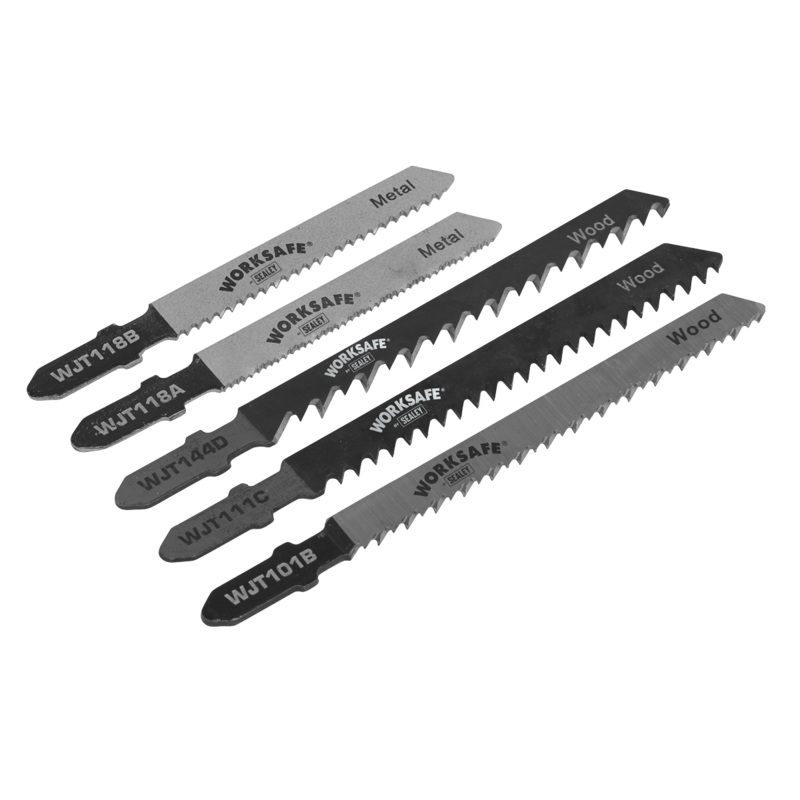 Sealey Assorted Jigsaw Blades – Pack of 5