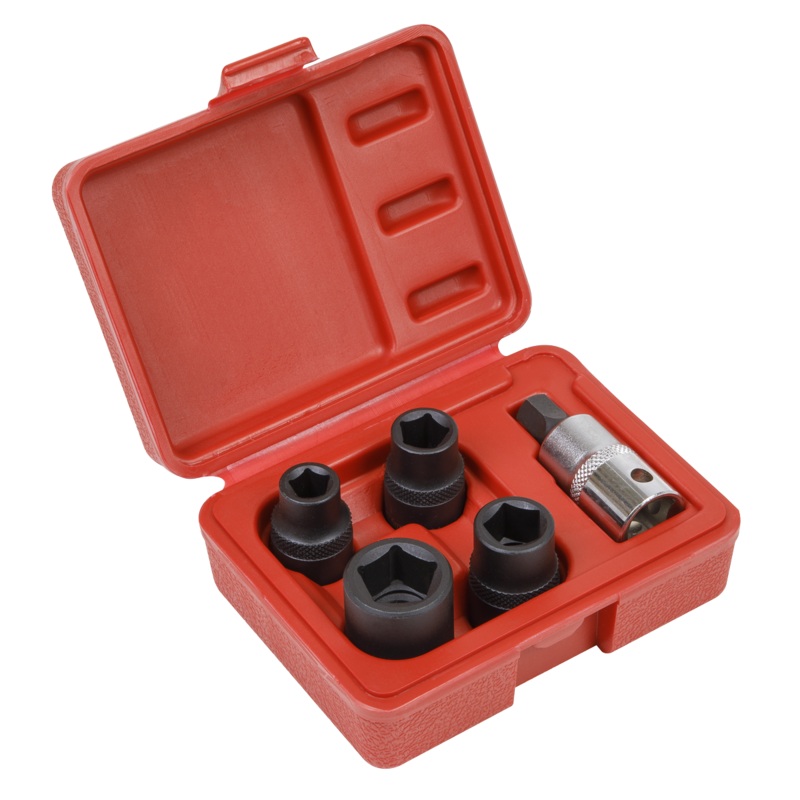 Sealey Brake Caliper Socket Set 5pc 1/2Sq Drive
