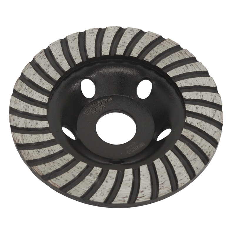 Sealey Concrete Grinding Head Turbo Row 115mm