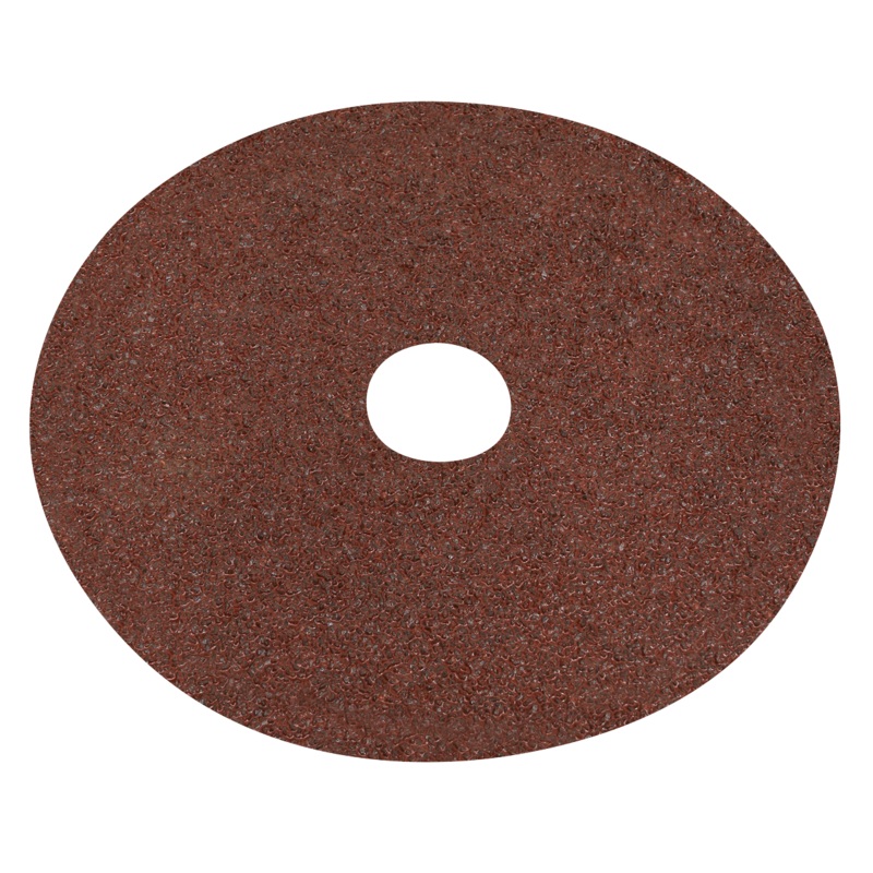 Sealey Fibre Backed Disc 125mm – 24Grit Pack of 25