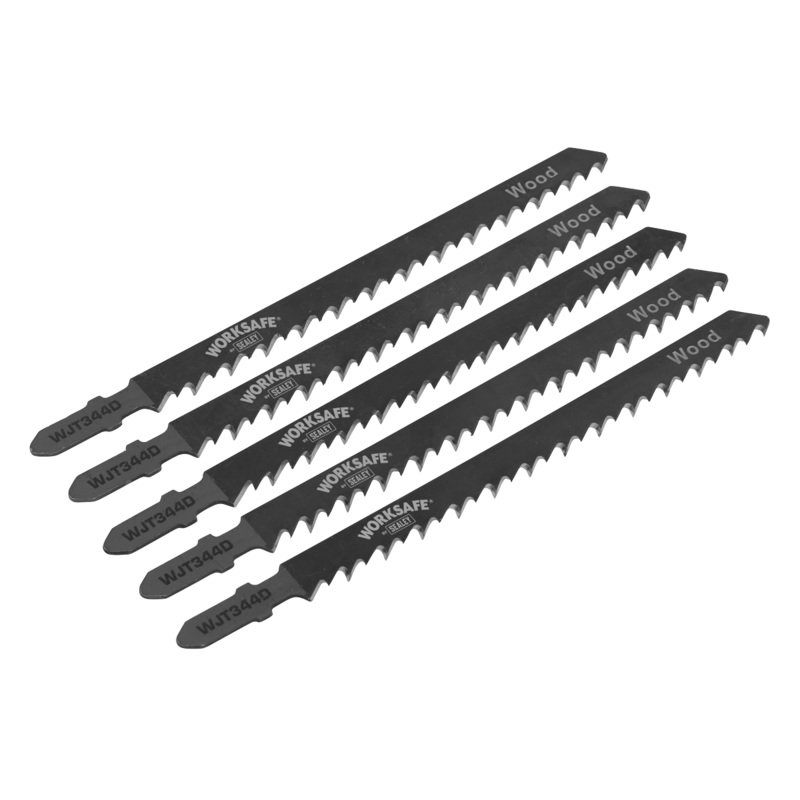 Sealey Jigsaw Blade Wood 105mm 6tpi – Pack of 5