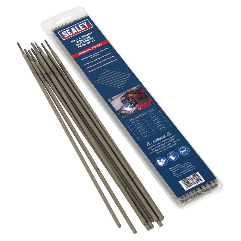 Sealey Welding Electrode 3.2 x 350mm Pack of 10