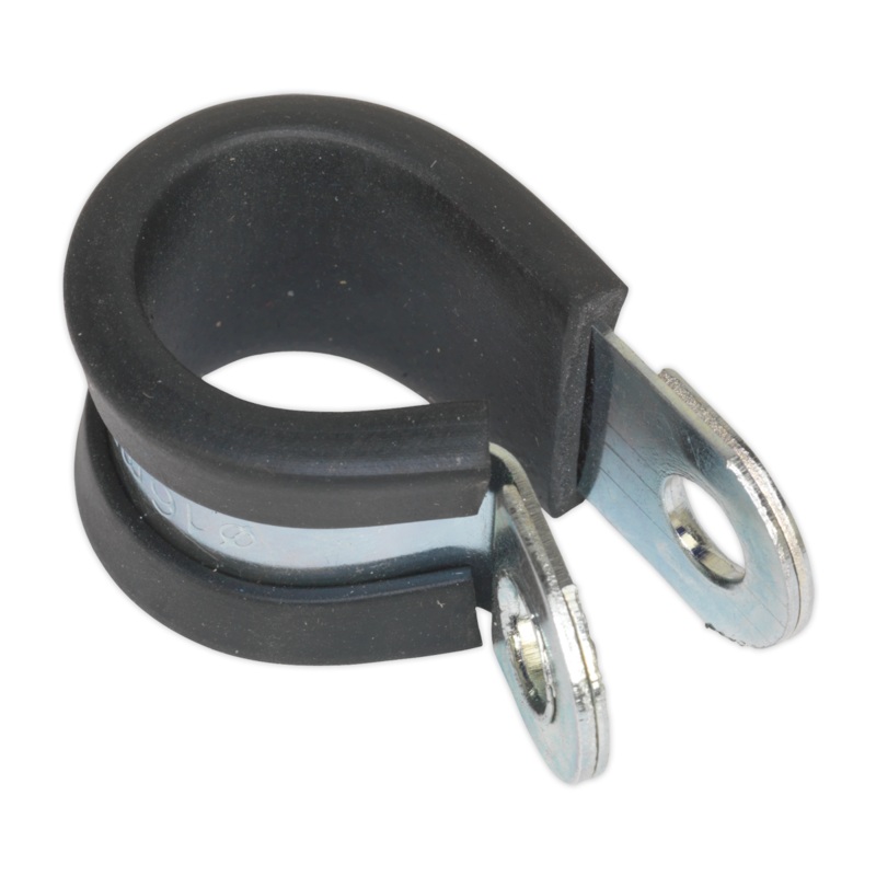 Sealey P-Clip Rubber Lined 16mm Pack of 25