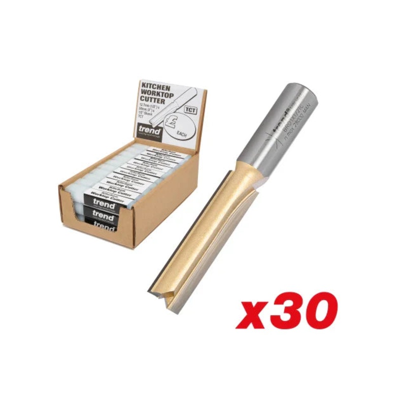 Trend BR01 1/2in 50mm Kitchen Worktop Cutter Display (30 Cutters)