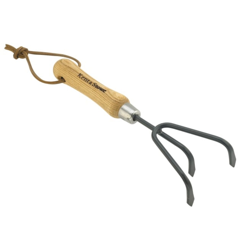 Kent & Stowe Carbon Steel Hand 3-Prong Cultivator, FSC